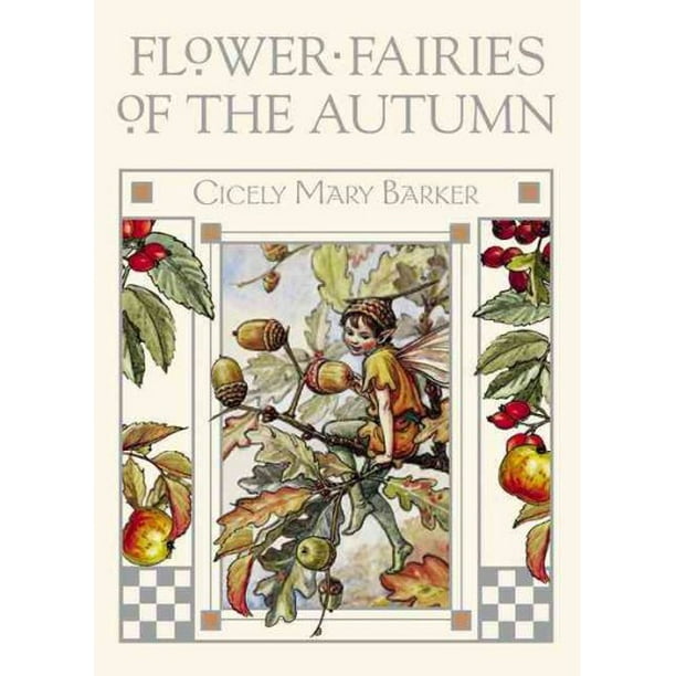The Elderberry /& Robin/'s Pincushion Fairy Cicely Mary Barker Flower Fairies of the Autumn Vintage book page Nursery Decor